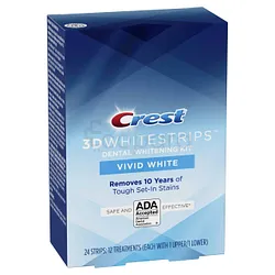 CREST 3D WHITESTRIPS VIVID BLANC BRILLANT BOITE DE 20