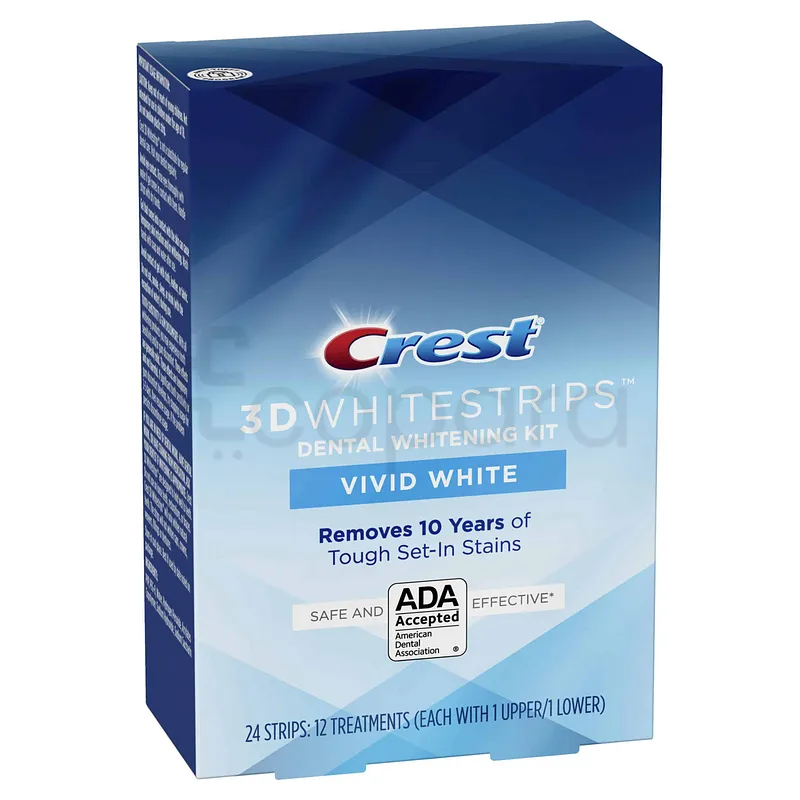 CREST 3D WHITESTRIPS VIVID BLANC BRILLANT BOITE DE 20