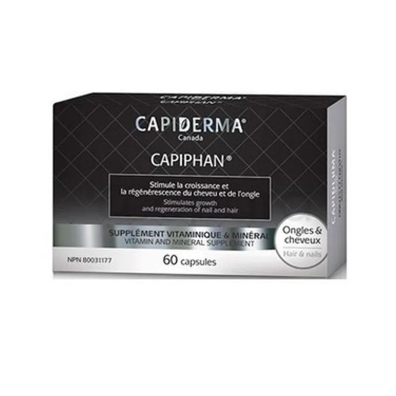 CAPIDERMA CAPIPHAN ONGLES ET CHEVEUX BOITE DE 60 CAPSULES