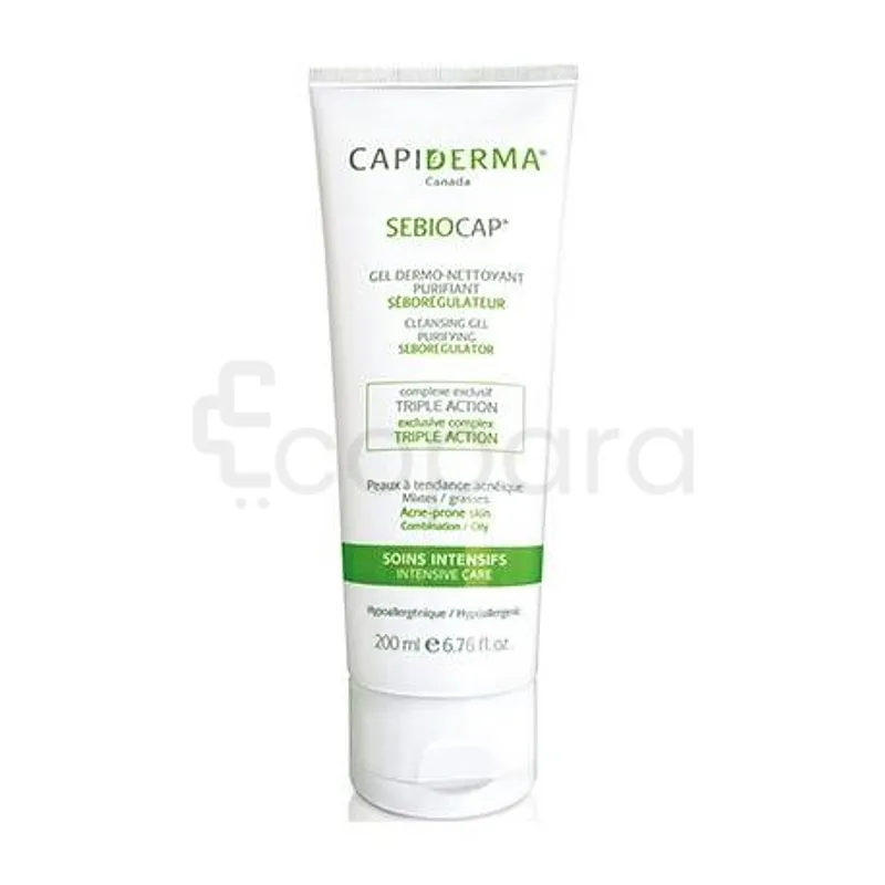 CAPIDERMA SEBIOCAP GEL DERMO-NETTOYANT PURIFIANT 200ML