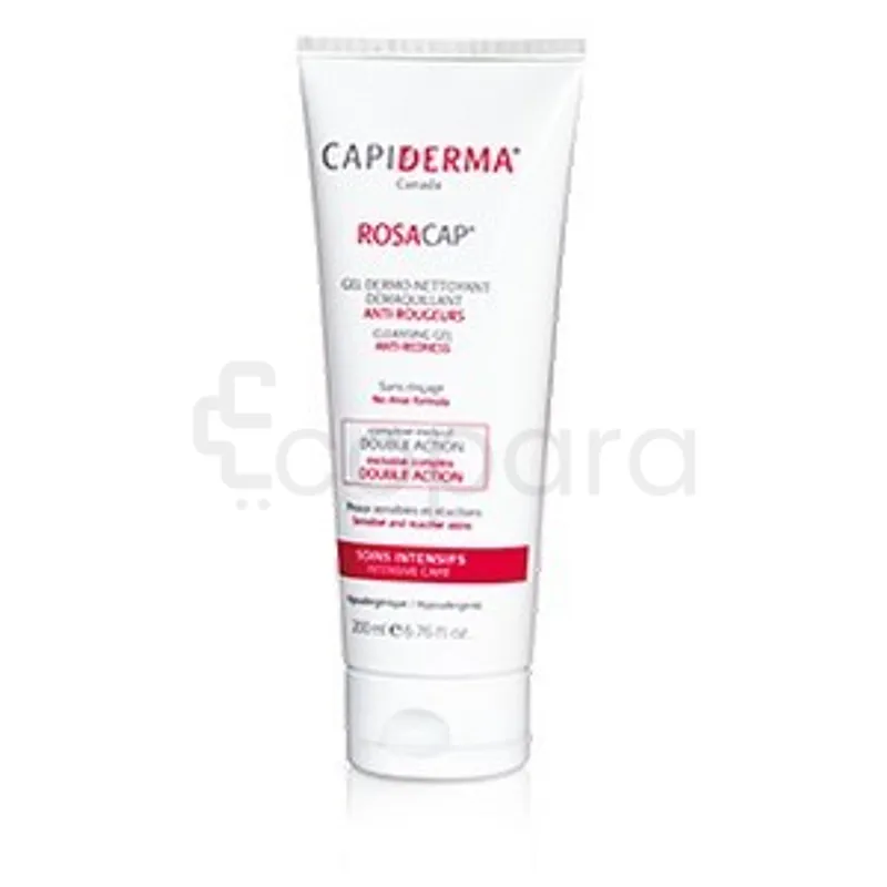 CAPIDERMA ROSACAP GEL DERMO- NETTOYANT DEMAQUILLANT 200ML