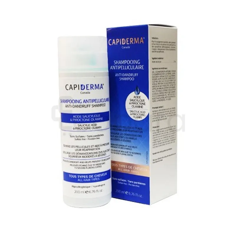CAPIDERMA SHAMPOOING ANTI-PELLICULAIRE 200ML