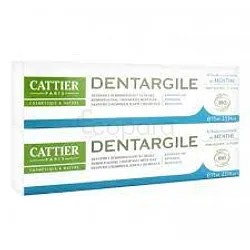 CATTIER DENTARGILE MENTHE RAFRAICHISSANT LOT DE 2*75ML