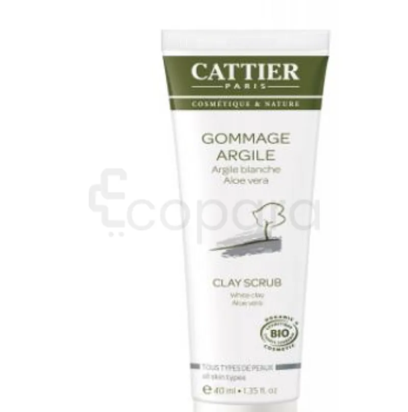 CATTIER GOMMAGE ARGILE BLANCHE 40ML