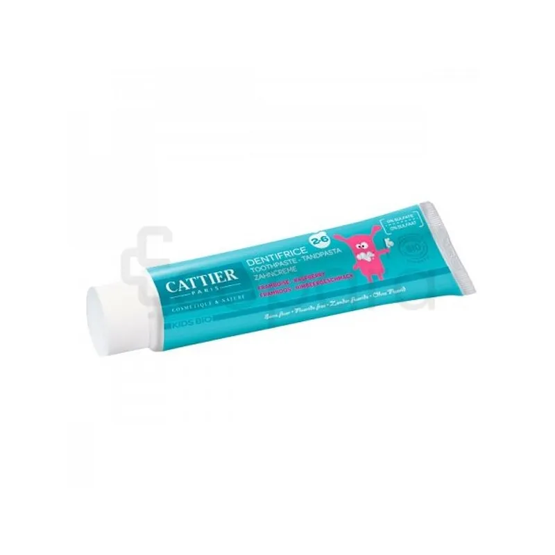 CATTIER KIDS BIO DENTIFRICE 2-6ANS GOUT FRAMBOISE