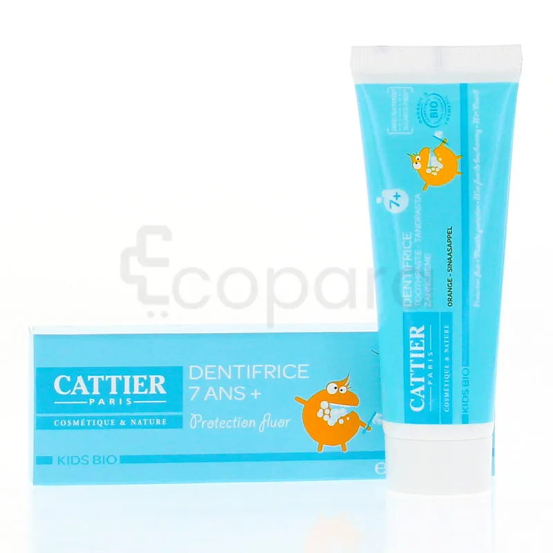 CATTIER KIDS BIO DENTIFRICE 7ANS+ GOUT ORANGE