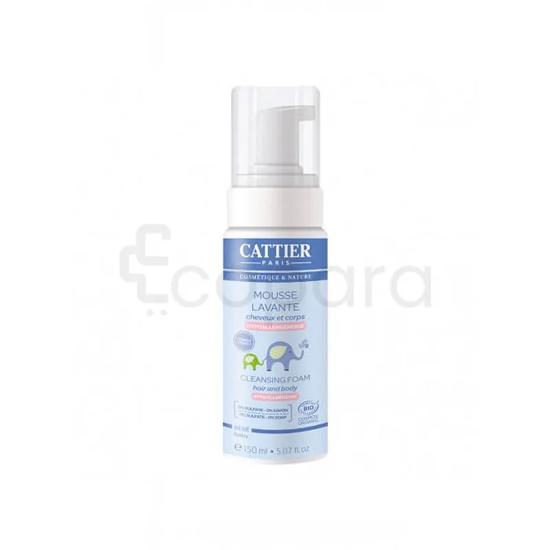 CATTIER BEBE MOUSSE LAVANTE CHEVEUX ET CORPS 150ML