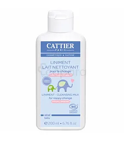 CATTIER BEBE LINIMENT LAIT NETTOYANT POUR LE CHANGE 200ML