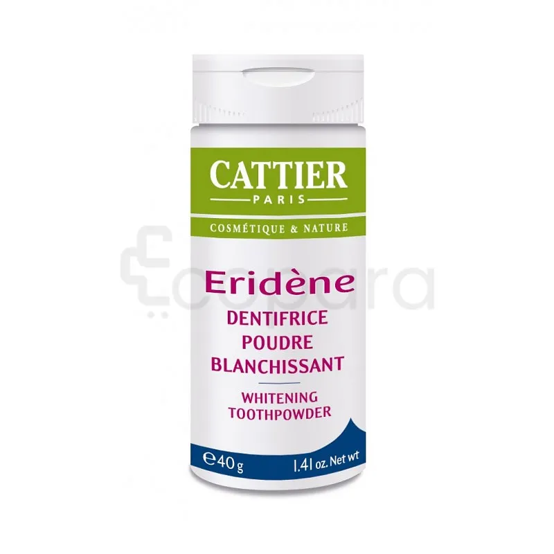 CATTIER ERIDENE DENTIFRICE POUDRE BLANCHISSANT 40G