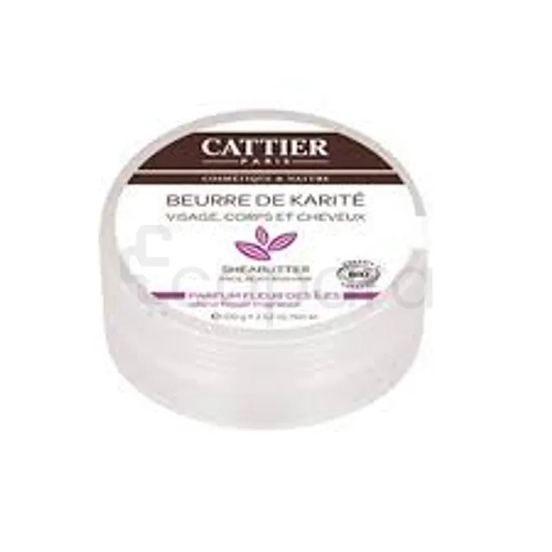 CATTIER BEURRE DE KARITE PARFUM FLEUR DES ILES 100G
