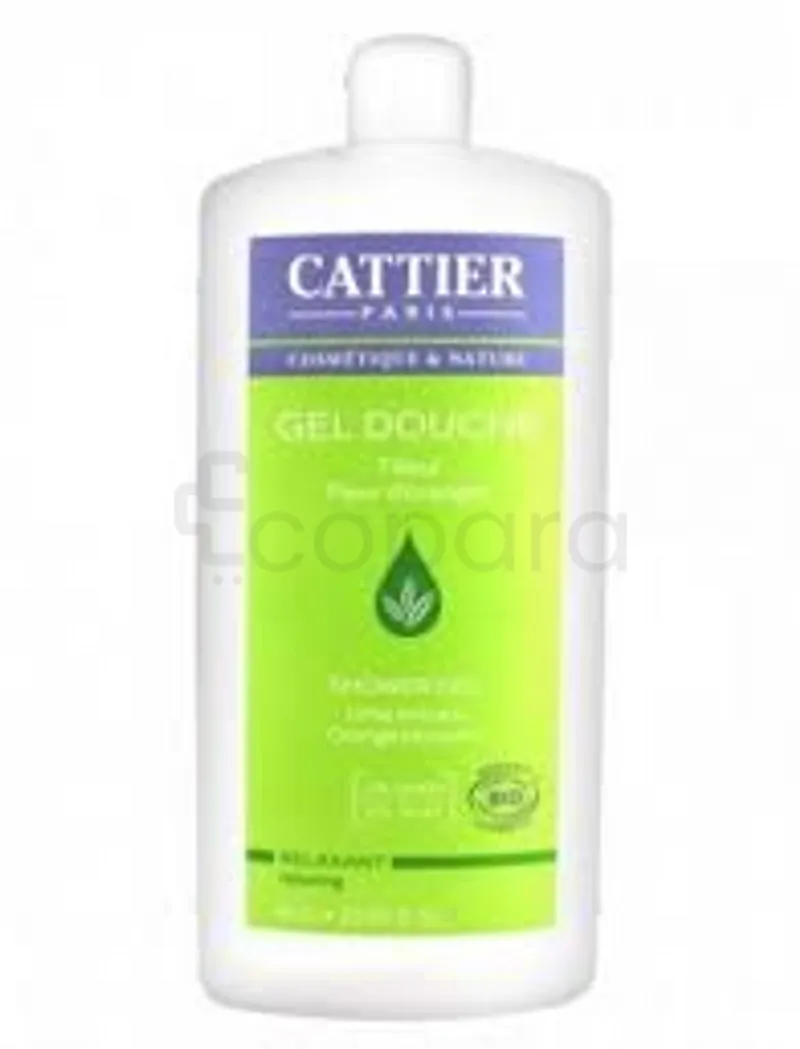 CATTIER GEL DOUCHE RELAXANT TILLEUL FLEUR D'ORANGER 1L