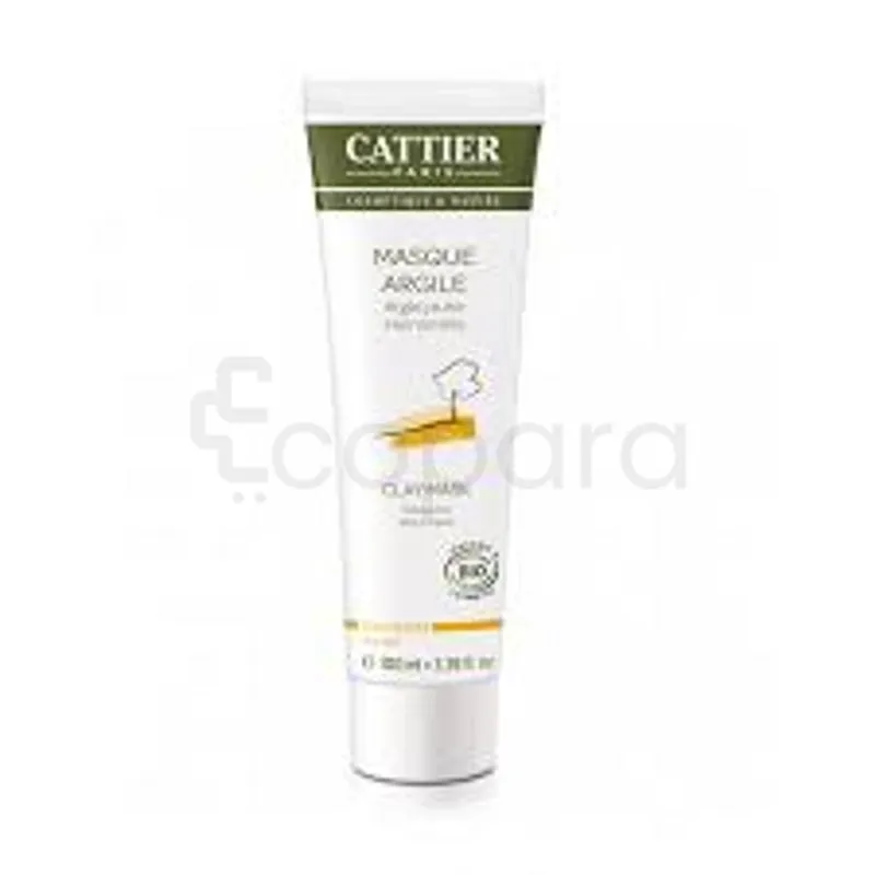 CATTIER MASQUE ARGILE JAUNE HAMAMELIS PEAUX SECHES 100ML