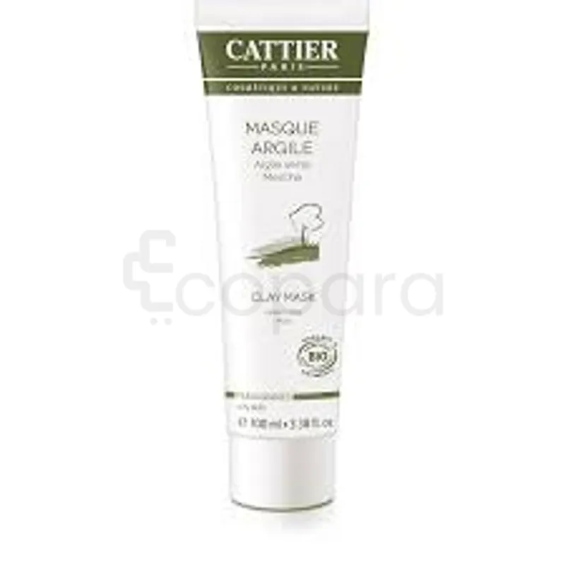 CATTIER MASQUE ARGILE VERTE MENTHE 100ML