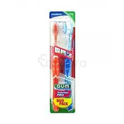 GUM TECHNIQUE PRO COMPACT BROSSE A DENTS MEDIUM DUO PACK REFERENCE 1528