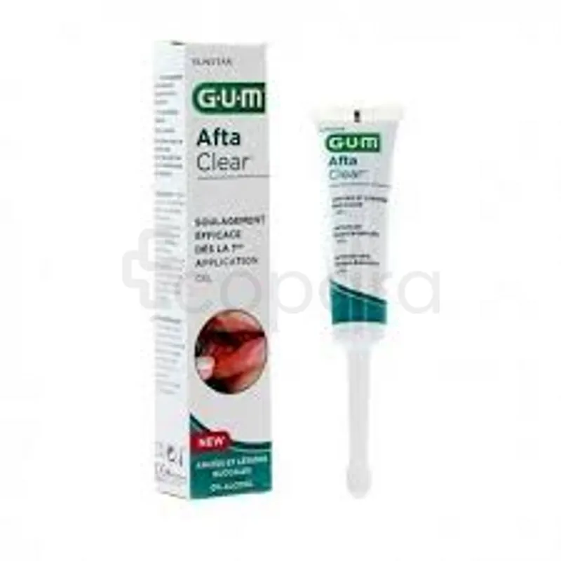 GUM AFTA CLEAR GEL APHTES ET LESIONS BUCCALES 10ML
