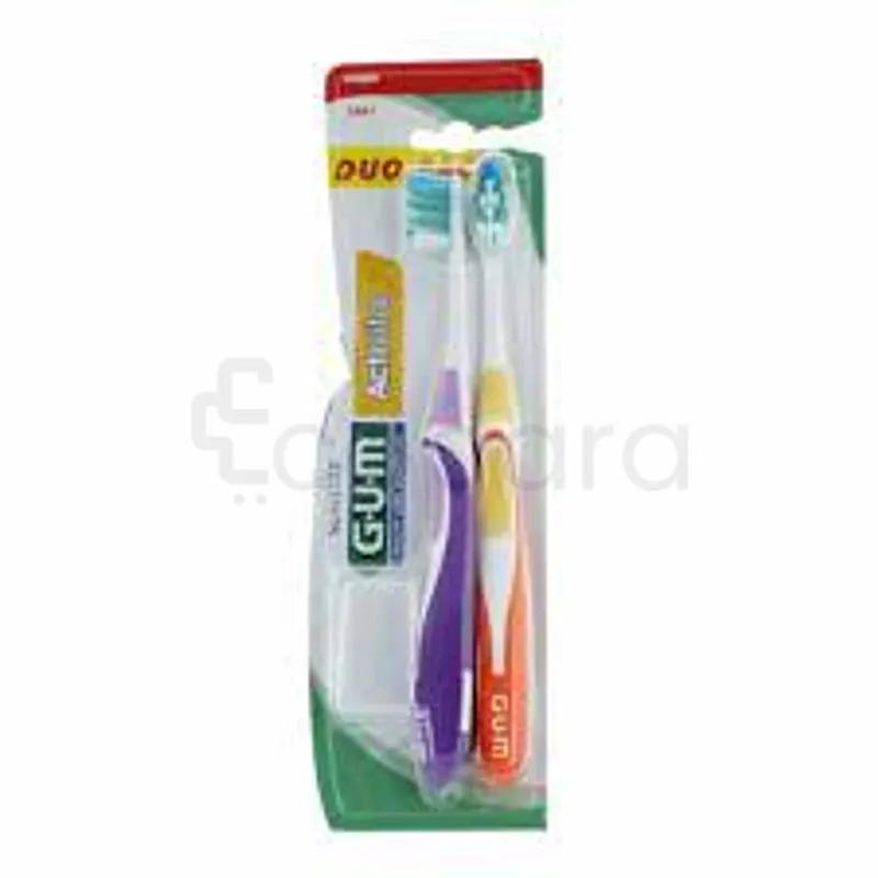 GUM BROSSE A DENTS ACTIVITAL COMPACT SOUPLE DUO PACK REFERENCE 1581