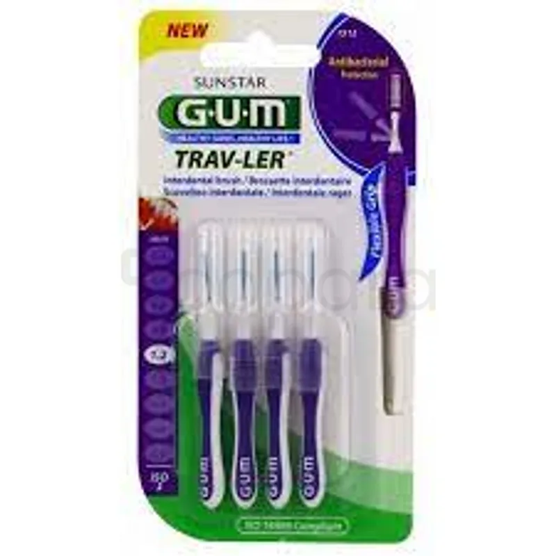 GUM TRAV-LER BROSSETTES ANTI BACTERIAL 1.2 REFERENCE 1512