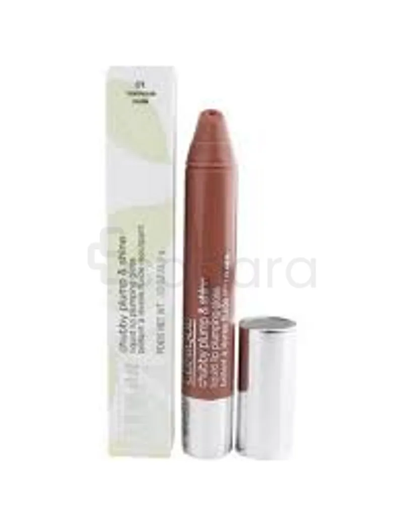 CLINIQUE LIP BALM CHUBBY PLUMP & SHINE BRILLANT A LEVRES FLUIDE REPULPANT NUMERO 1 NORMOUS NUDE