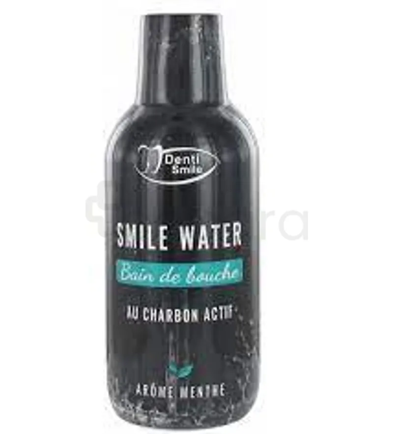 DENTI SMILE BAIN DE BOUCHE SMILE WATER AU CHARBON ACTIF MENTHE 300ML