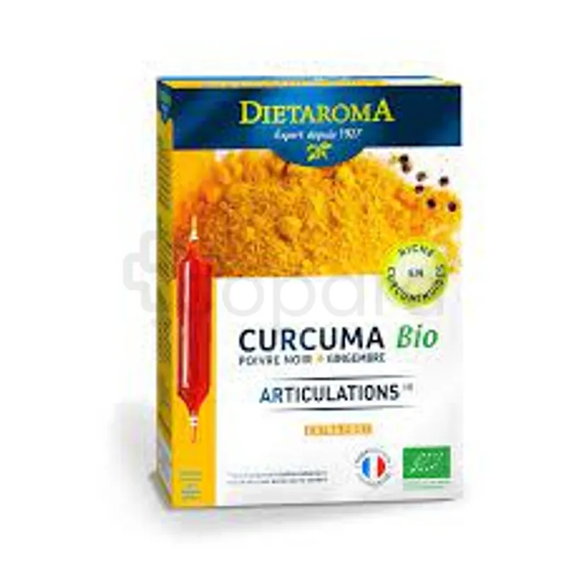 DIETAROMA CURCUMA BIO BOITE DE 20 AMPOULES