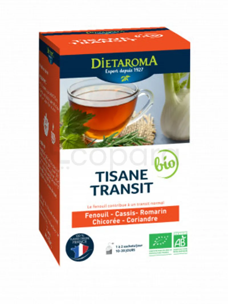 DIETAROMA TISANE TRANSIT BOITE DE 20 SACHETS