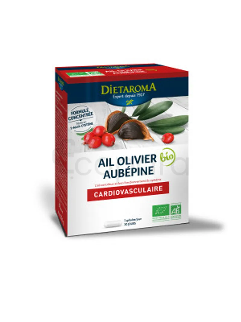 DIETAROMA AIL OLIVIER AUBEPINE B60 GELULES