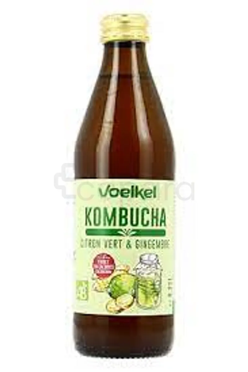 VOELKEL KOMBUCHA CITRON VERT GENGEMBRE 330ML