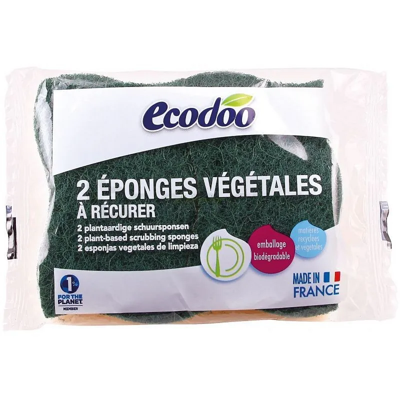 ECODOO EPONGES RECURENTES VEGETALES BOITE DE 2