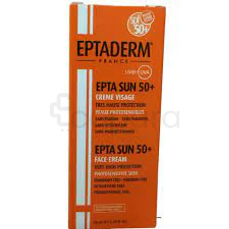 EPTADERM EPTA SUN 50+CREME VISAGE