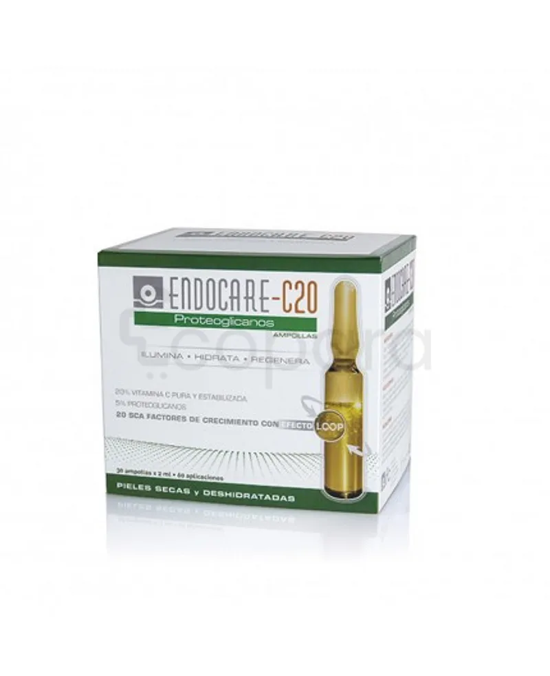 ENDOCARE TENSAGE C20 2ML BOITE DE 30 AMPOULES