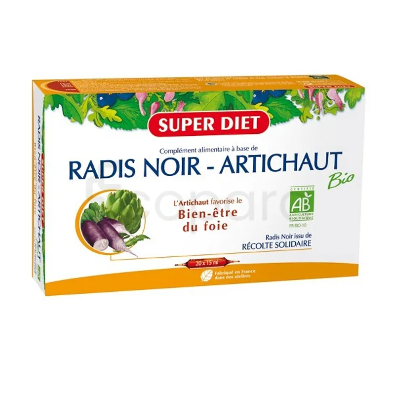SUPER DIET RADIS NOIR ARTICHAUT BIO 20*15ML