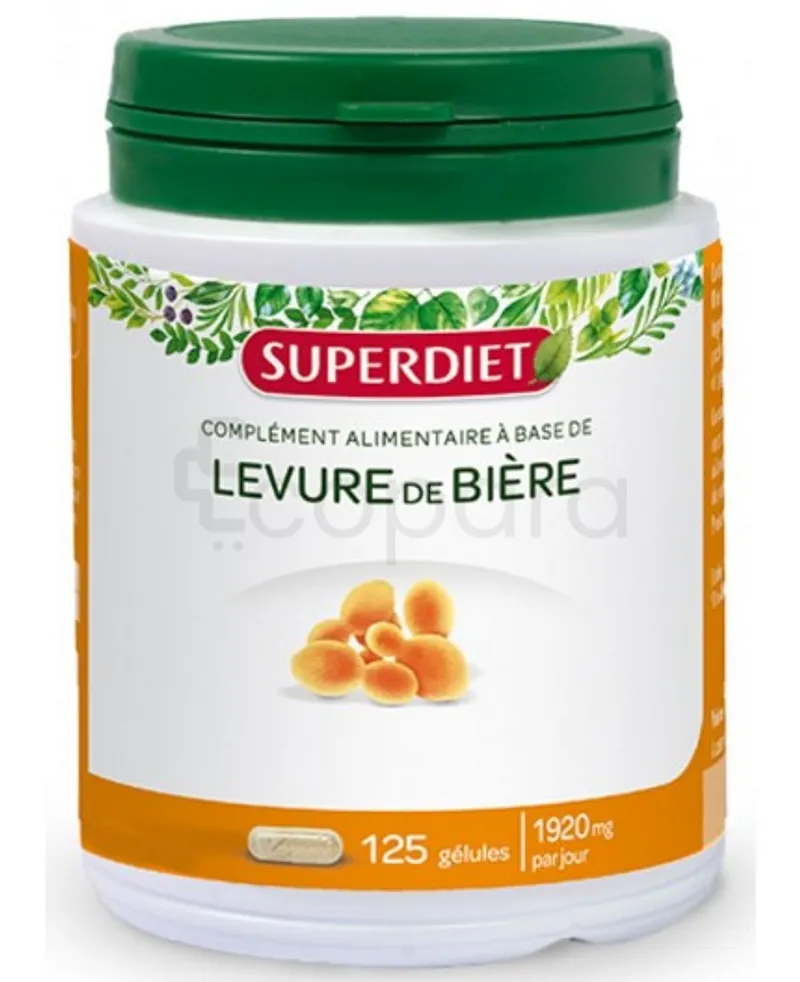 SUPER DIET LEVURE DE BIERE BOITE DE 125 GELULES