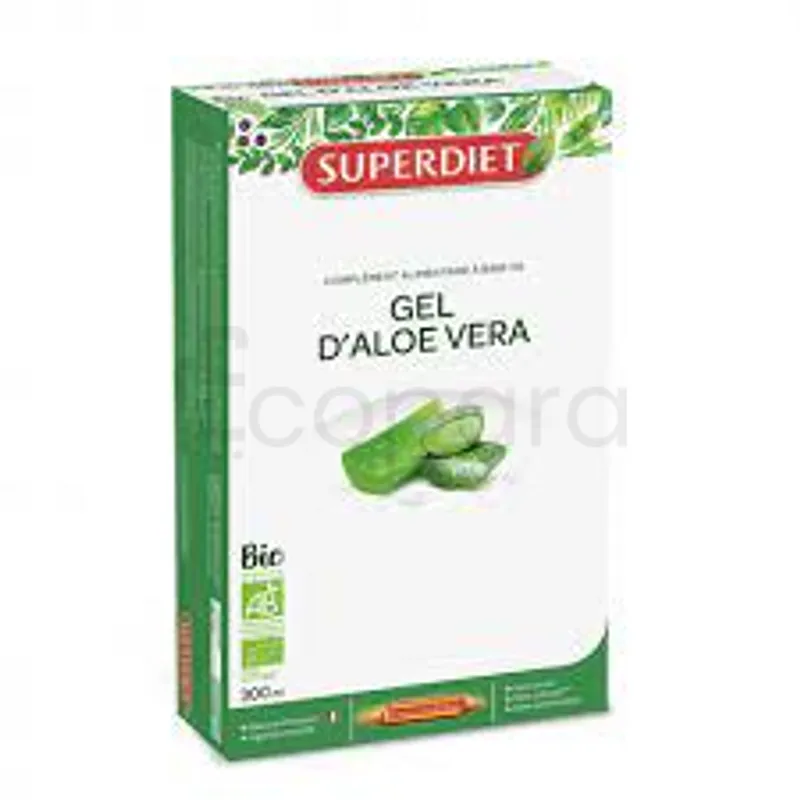 SUPER DIET ALOE VERA BIO BOITE DE 20 AMPOULES
