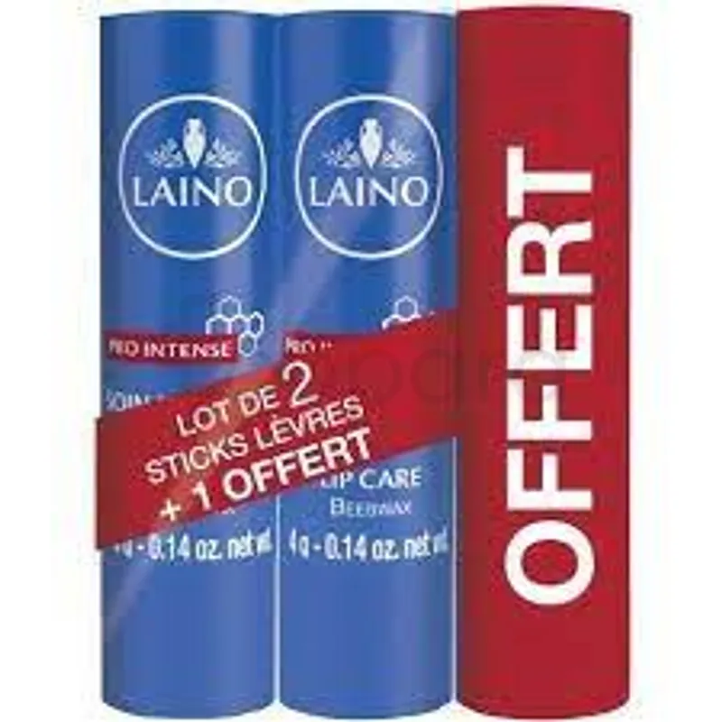 LAINO SOIN DES LEVRES CIRE D'ABEILLE LOT DE 2