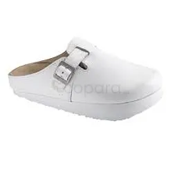 SVELTESSE SABOT CUIR BLANC TAILLE 39