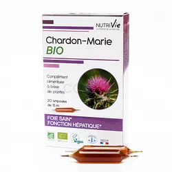 NUTRIVIE CHARDON-MARIE BIO BOITE DE 20 AMPOULES