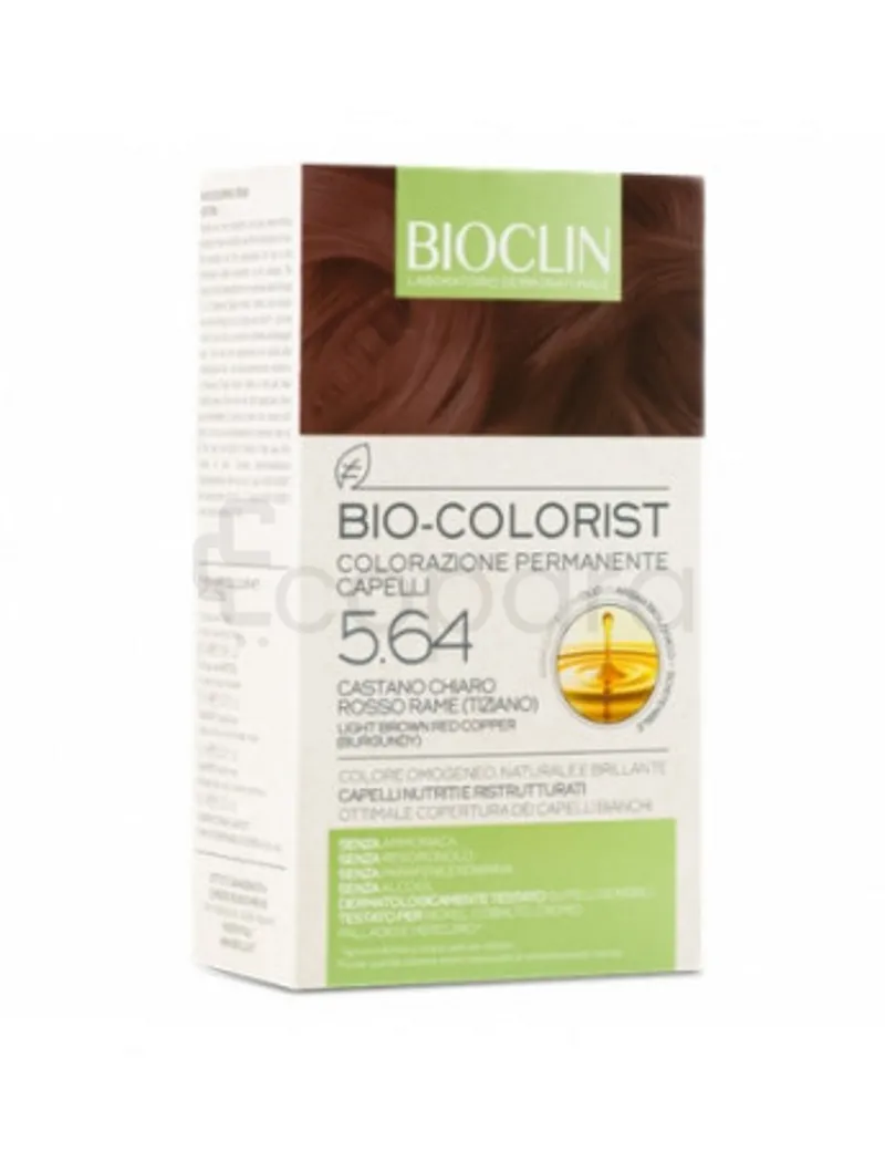 BIOCLIN BIO COLORIST NUMERO 5.64 CHATAIN CLAIR ROUGE CUIVRE