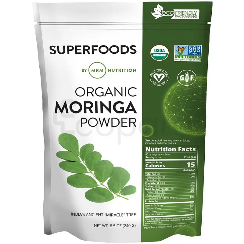 SUPERFOODS MORINGA ORGANIC POWDER 240G