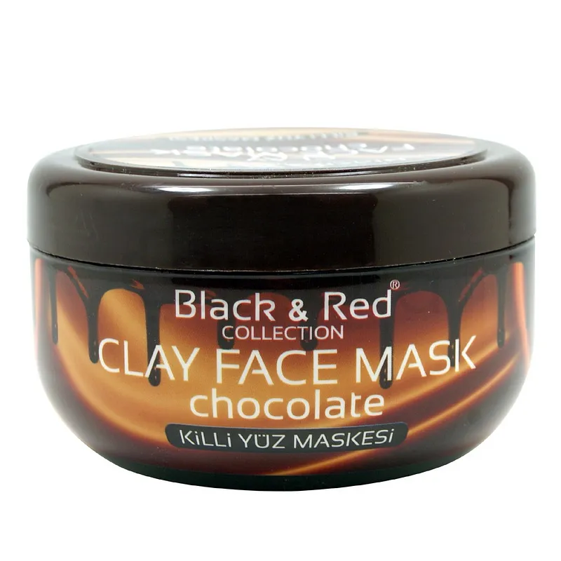 BLACK AND RED CLAY FACE MASK CHOCOLATE 400ML
