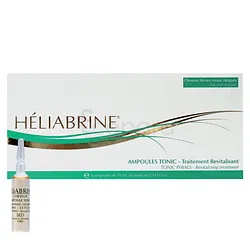 HELIABRINE AMPOULES CHEVEUX TONIC TRAITEMENT REVITALISANT CHEVEUX TERNES MOUS BOITE DE 6*10ML
