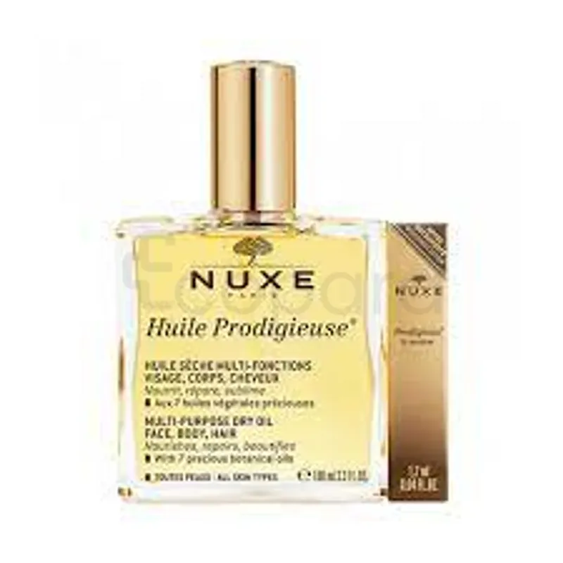 NUXE PACK HUILE PRODIGIEUSE HUILE SECHE 100ML + PRODIGIEUX LE PARFUM 1.2ML