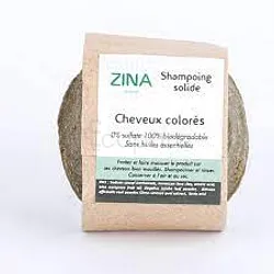ZINA SHAMPOOING SOLIDE CHEVEUX COLORES