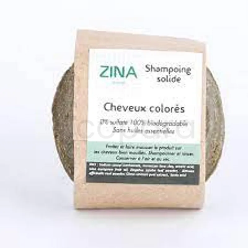 ZINA SHAMPOOING SOLIDE CHEVEUX COLORES