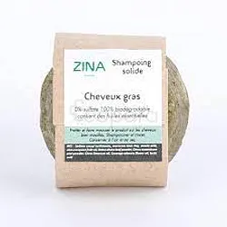 ZINA SHAMPOOING SOLIDE CHEVEUX GRAS