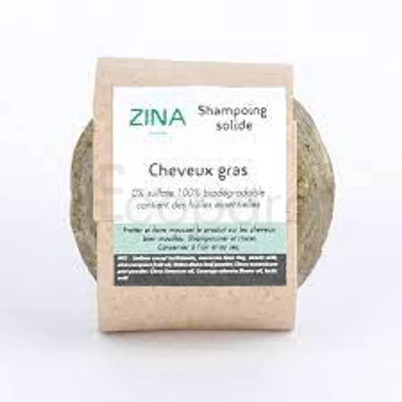 ZINA SHAMPOOING SOLIDE CHEVEUX GRAS