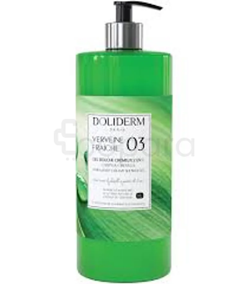 DOLIDERM 03 GEL DOUCHE VERVEINE FRAICHE CREMEUX 2 EN 1 CORPS CHEVEUX 1L