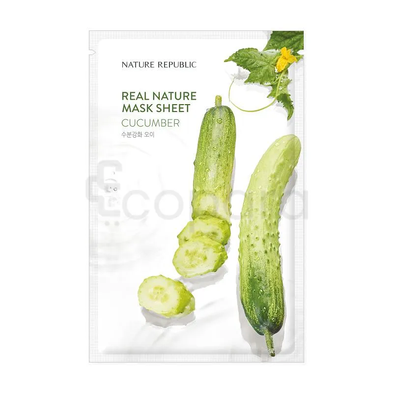 NATURE REPUBLIC REAL NATURE MASK SHEET CUCUMBER 23ML