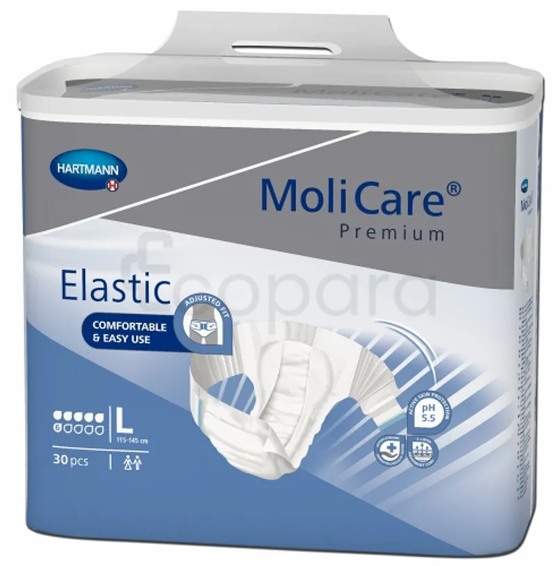 HARTMANN MOLICARE COUCHE ADULTE PREMIUM SOFT 6 GOUTTES TAILLE M GOUTTES BOITE DE 30