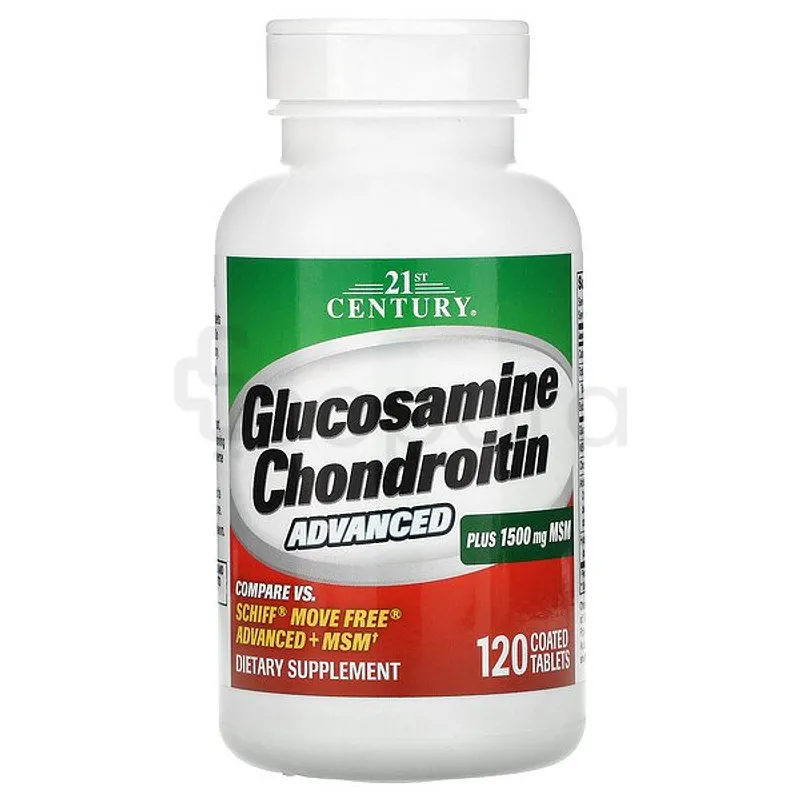 21ST CENTURY GLUCOSAMINE CHONDROITIN BOITE DE 120