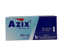 AZIX 500MG BOITE DE 3 COMPRIMES SECABLES